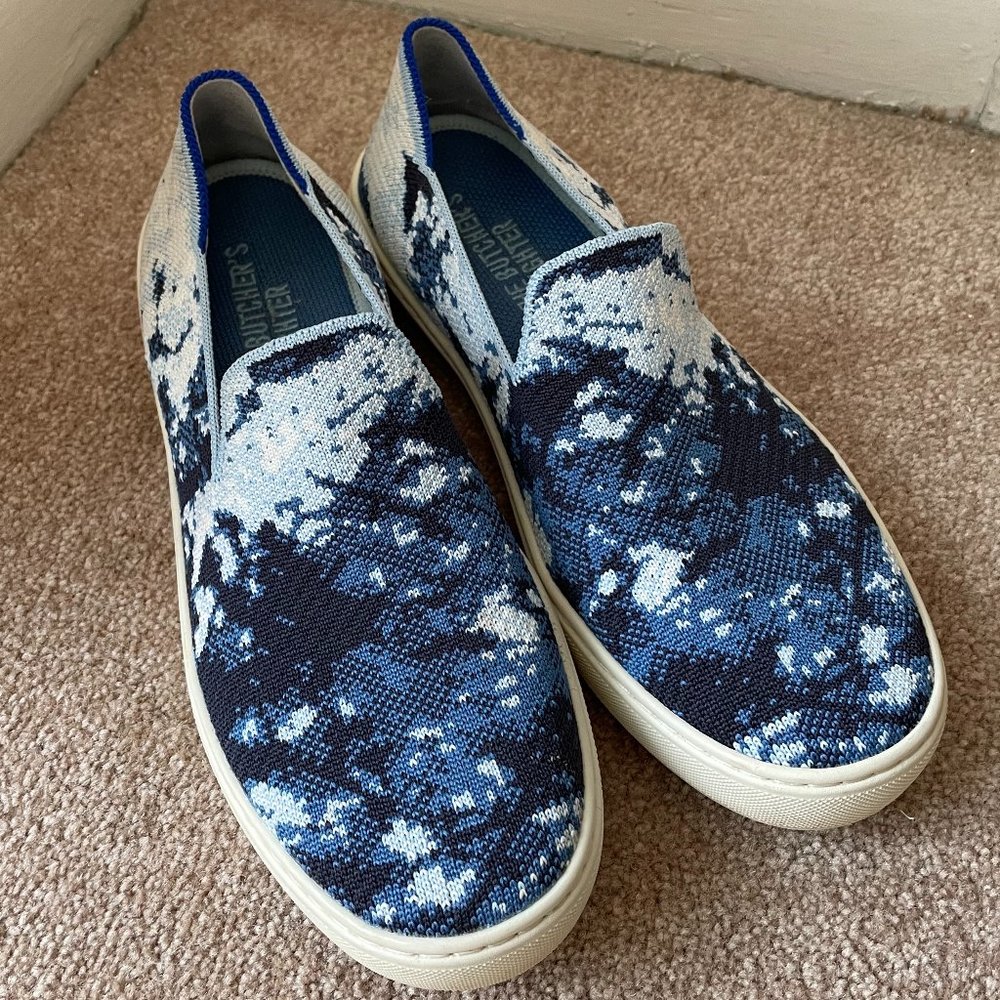 Rothy's Slip-on Sneaker Women's Size 8 US The Butcher’s Daughter Shibori Tie Dye